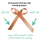 50 Personalized Ribbons Cut Baby Shower Bridal Wedding Baptism Birthday