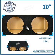 Dual Sealed X-Large 10" Sub Box Subwoofer Enclosure Car Audio 10" Sub Box