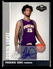 2008-09 Topps Co-Signers Robin Lopez Rookie Autograph Auto /350 Suns JX7337