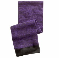 95 Alfani Men's Black Purple Space-Dye Knit Warm Winter Muffler Scarf One Size