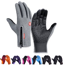 Warm Winter Gloves for Men Women Touchscreen Waterproof Windproof Driving Gloves