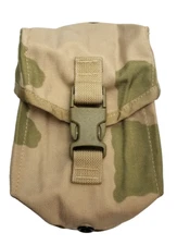 US Military MOLLE 100 RD 3-Color Desert Utility Saw Gunners Pouch USA Made - NEW