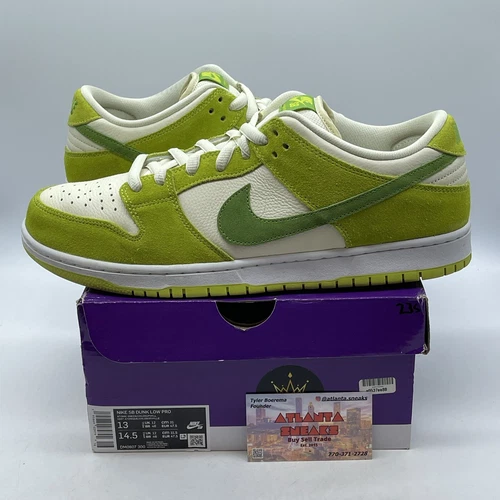 Size 13 - Nike Dunk Pro SB Low Fruity Pack - Green Apple