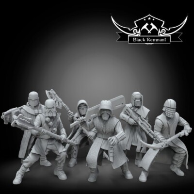 Knights of Ren Miniatures X6 - Star Wars Legion Scale - 3D Resin Print