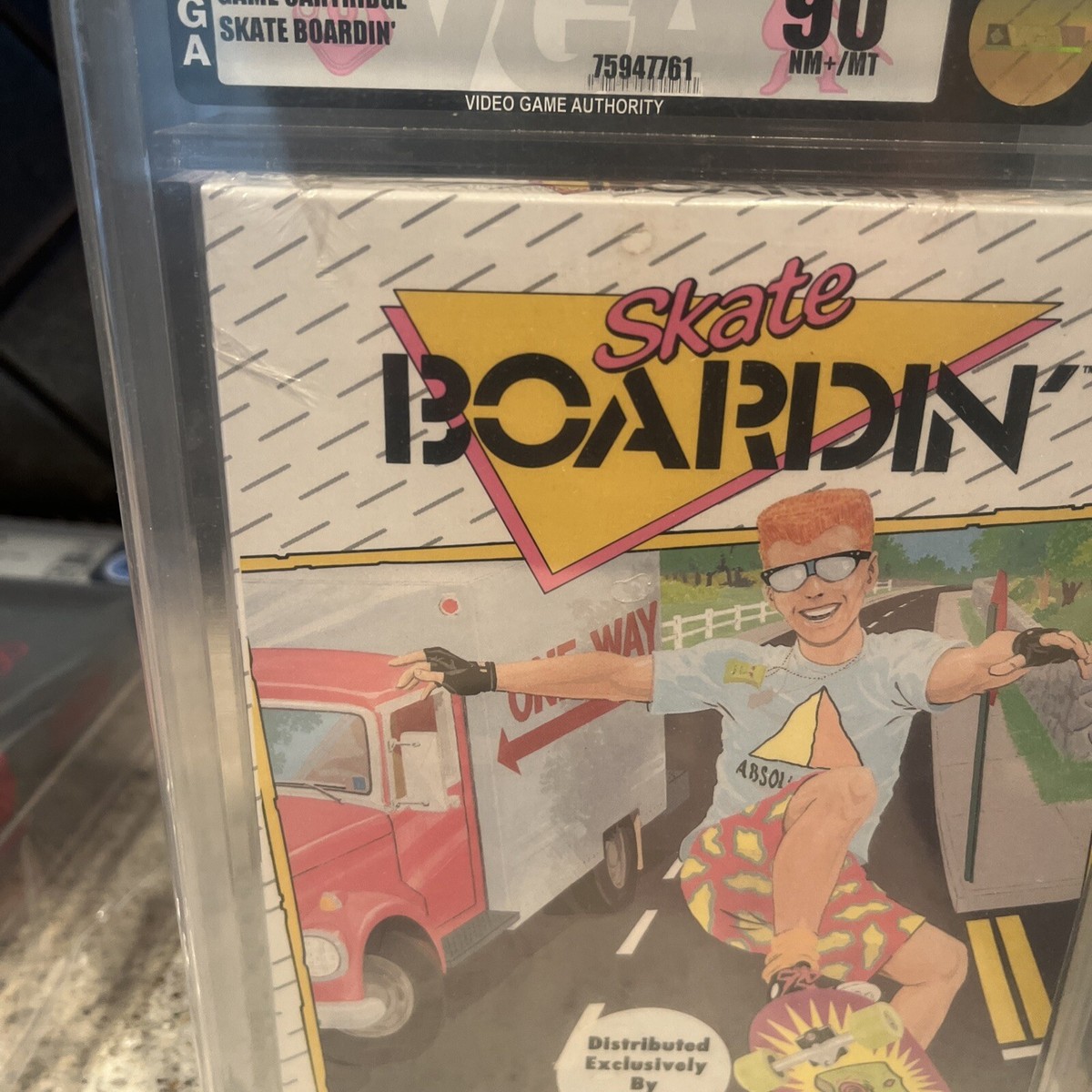 Jeu Atari 2600 Skate Boardin' - Version PAL Avec Boîte (état Correct)