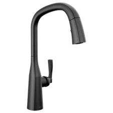 Delta Stryke Pull-Down Kitchen 1-Handle Matte Black-Certified Refurbished