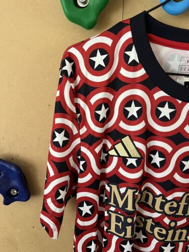 Camiseta Adidas Para Hombre Talla Mediana New York City FC Marvel Capitán América Americana - Imagen 3 de 7