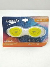 Speedo Junior Scuba Goggles Yellow Ages 6-14 UV Protection Latex Free New Swim