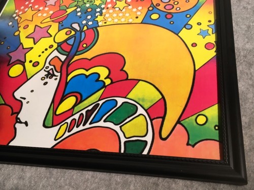FRAMED Partial Peter Max ART PRINT Different Drummer - Picture 7 of 8