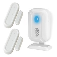 Wireless Door Window Sensor Burglar Security Alarm 2 Magnetic Sensor  1Receiver