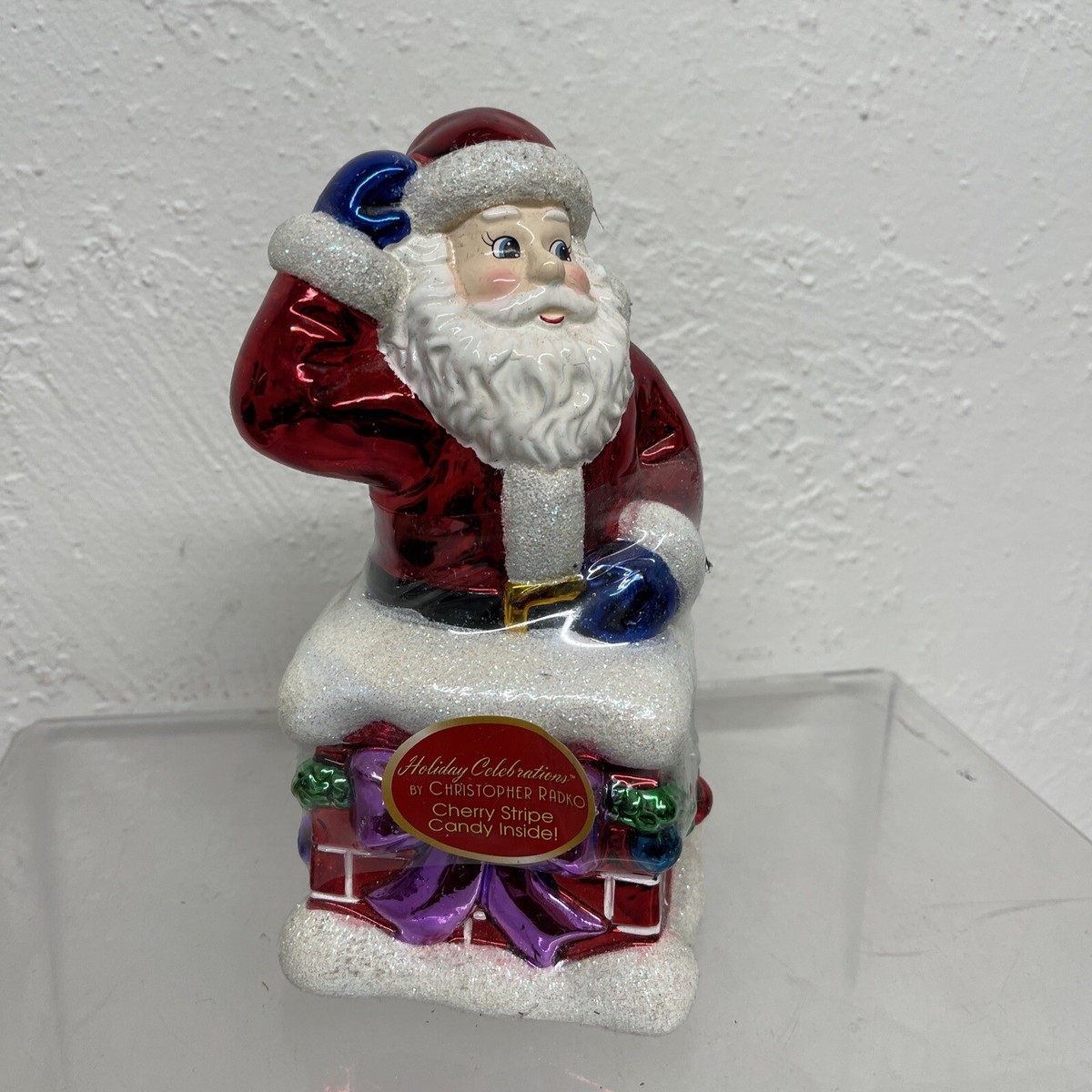 【リュヌとリュカさま】vintage chromos ❀ クリスマス ボックス Christmas candy box Vintage Leather Jewelry Packaging Case With