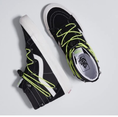 Vans Sk8-Hi Echo DX Hairy Suede Black Sneakers High-Top Shoes 2022