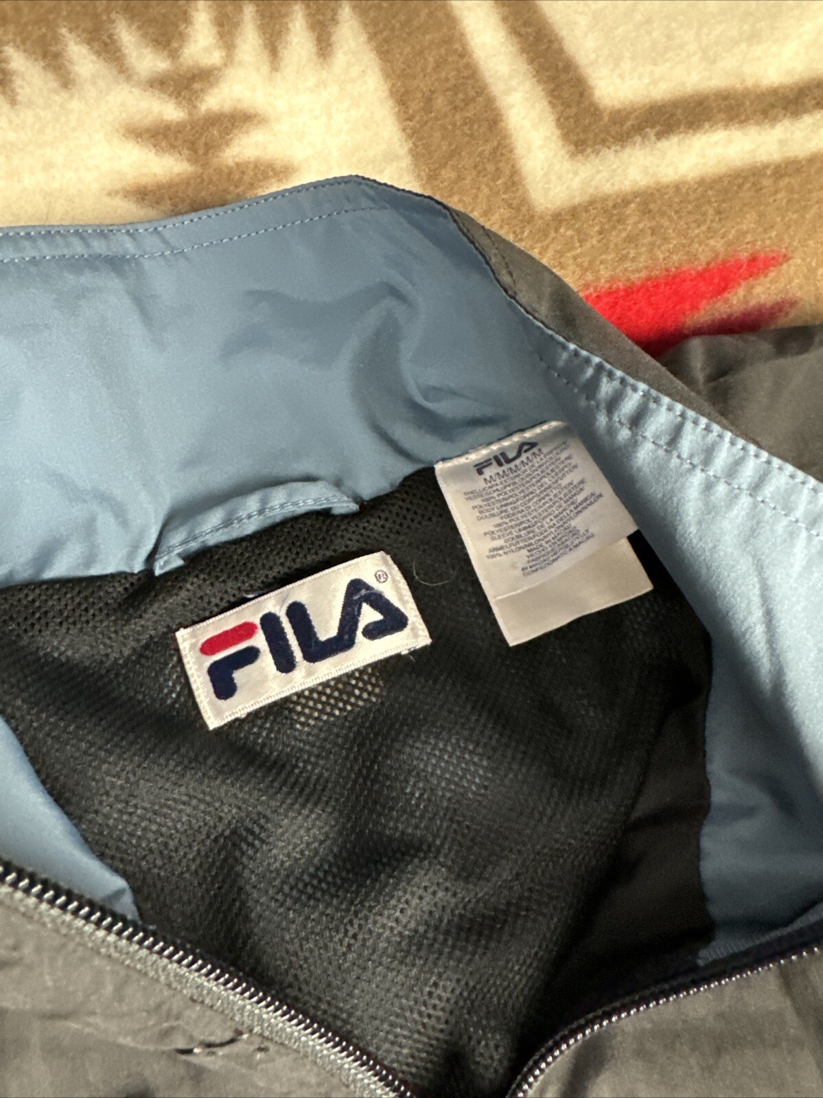 Giacca da pista Fila da uomo frangivento taglia M