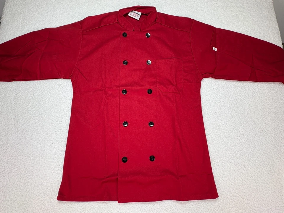 Uncommon Threads Chef's Food Service Uniform Jacket Red Size Small Lot of 2 - Image 3 of 4