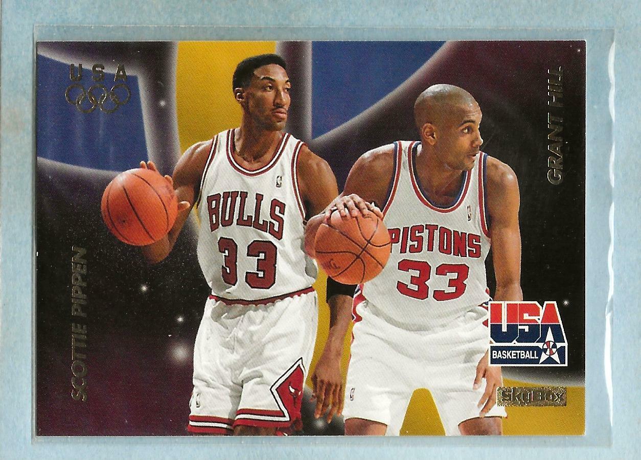 1996 Skybox USA Basketball 58 Grant Hill, Scottie Pippen for sale