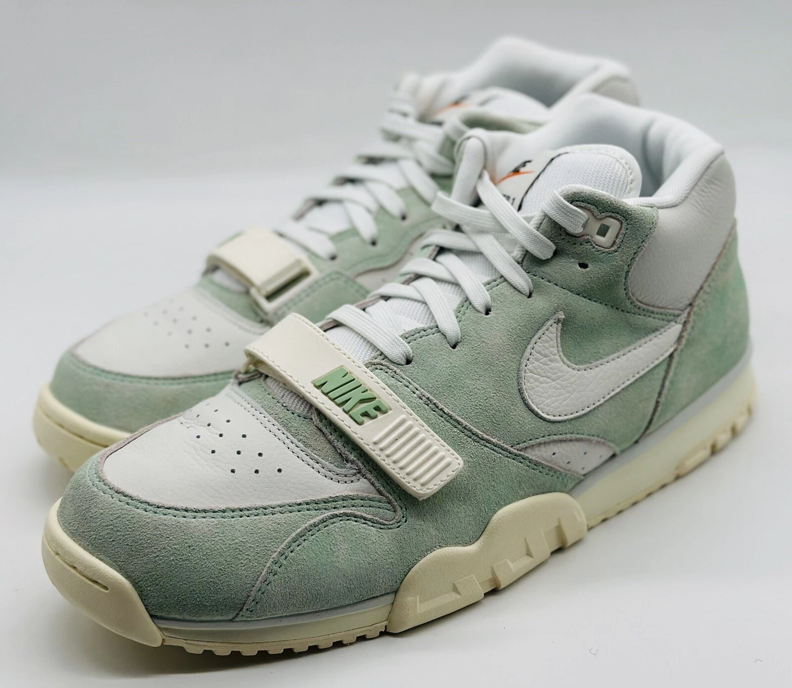 NEUF Nike Air Trainer 1 émail vert voile Summit blanc DX4462 300 homme taille 10,5