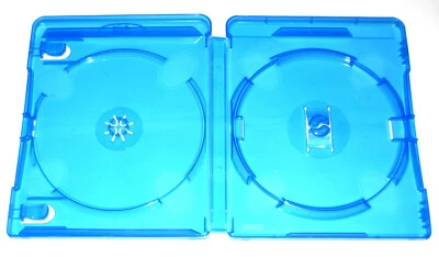 Caja vacía repuesto Bluray doble nueva BR Amaray