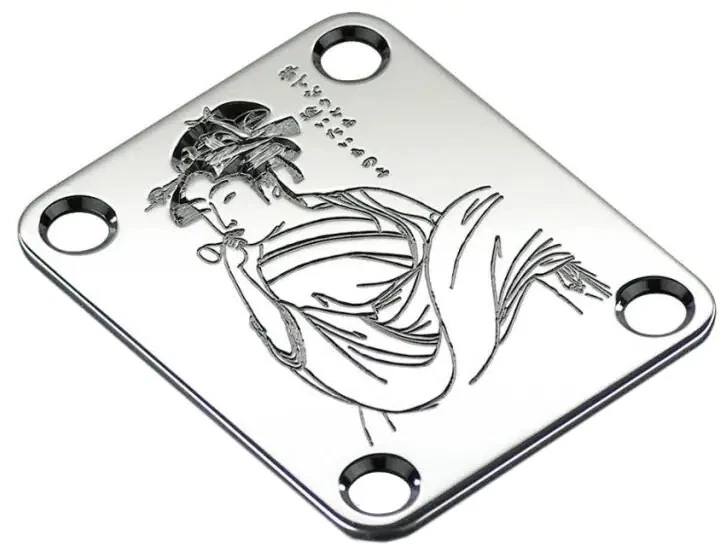 GOTOH NBS-Art-02 Cuello Junta Placa Colección Arte Japonés Serie Ukiyoe Cromo Foto 2 de 4