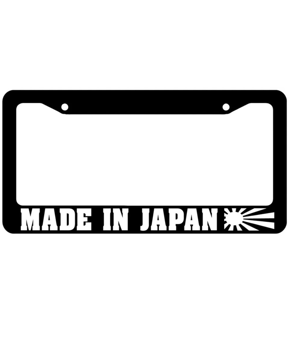 MADE IN JAPAN LICENSE PLATE FRAME JDM LOW CAMBER TYPE R FLUSH 
