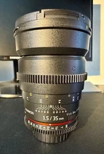 Rokinon 35mm T1.5 AS UMC Cine Lens Nikon F