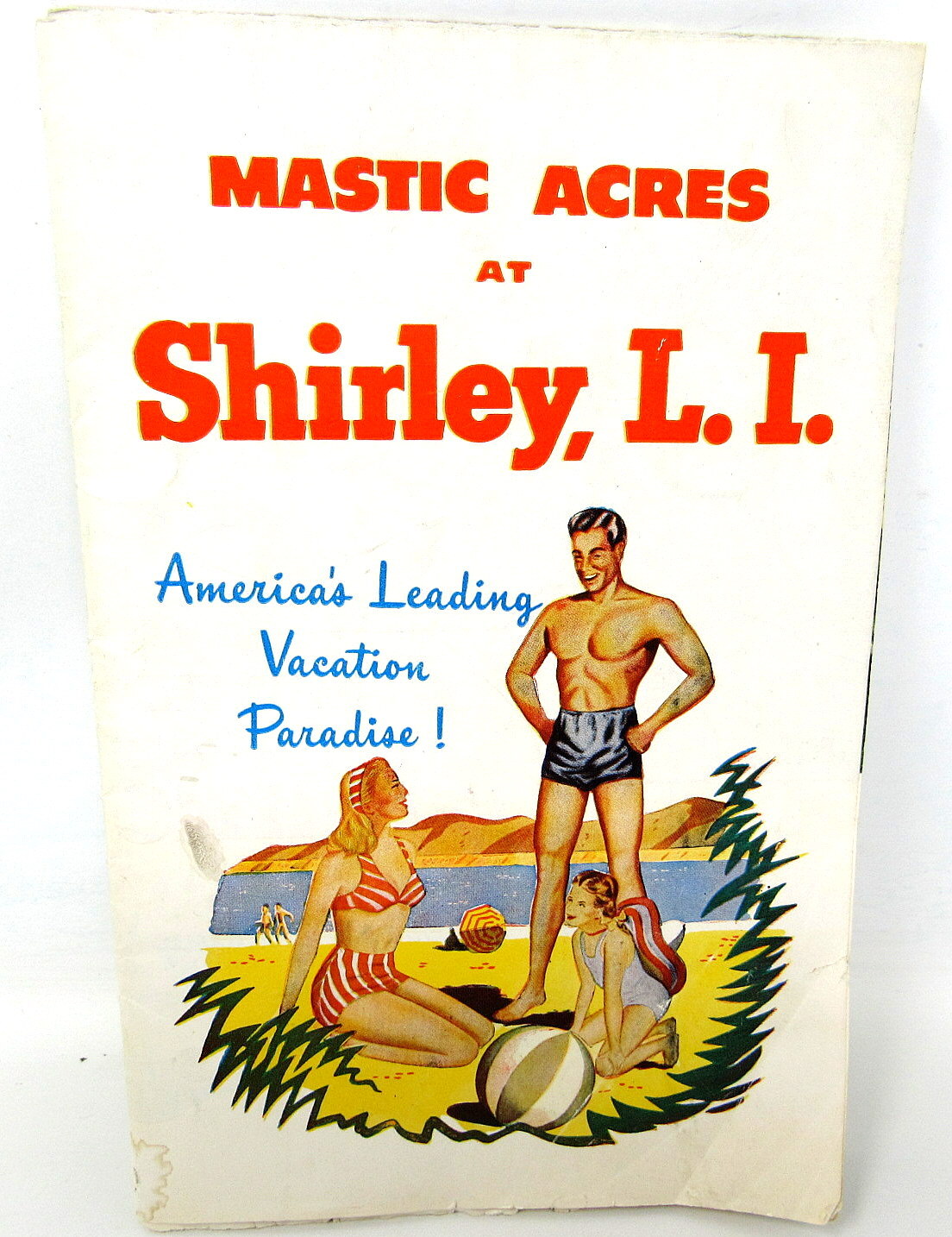 Mastic Acres Shirley Long Island New York Brochure 70+ yr Old Maps