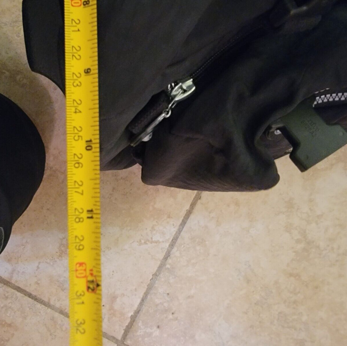 Kipling Rolling/Wheeled Backpack Luggage With Removable Laptop Bag Black EUC