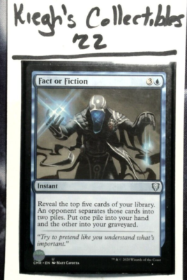 mtg cards like fact or fiction Ask a Magic Judge  If i cast Worst Fears activate Mindslaver Put one pile into your hand and the other into your graveyard. MTGNexus - Fact or Fiction