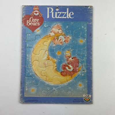 Care Bears Vintage Frame Tray Puzzle Blue Moon | eBay