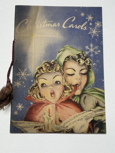 Antique Christmas Carols Song Book Colorful Jean Kuphal Cover Galvin Mfg Corp - Picture 6 of 21