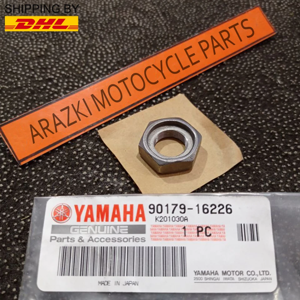 GENUINO NUEVO YAMAHA RX115 RX135 DT175 DT125 TUERCA, BLOQUEO LAVADORA, TRANSMISIÓN CUELLO Foto 2 de 4