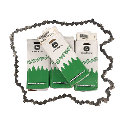 4x Sägekette John Deere F064015 Performance Plus Chain Saw für Harvester