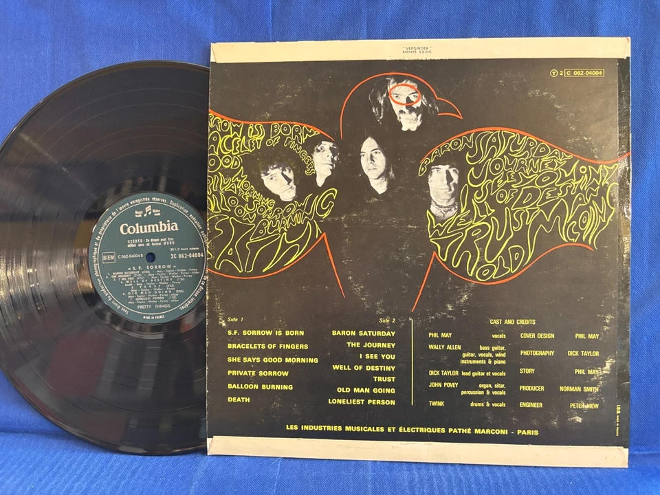 PRETTY THINGS SF SORROW COLUMBIA. ORIGINAL FRANCE LP NEAR MINT - Image 3 of 4