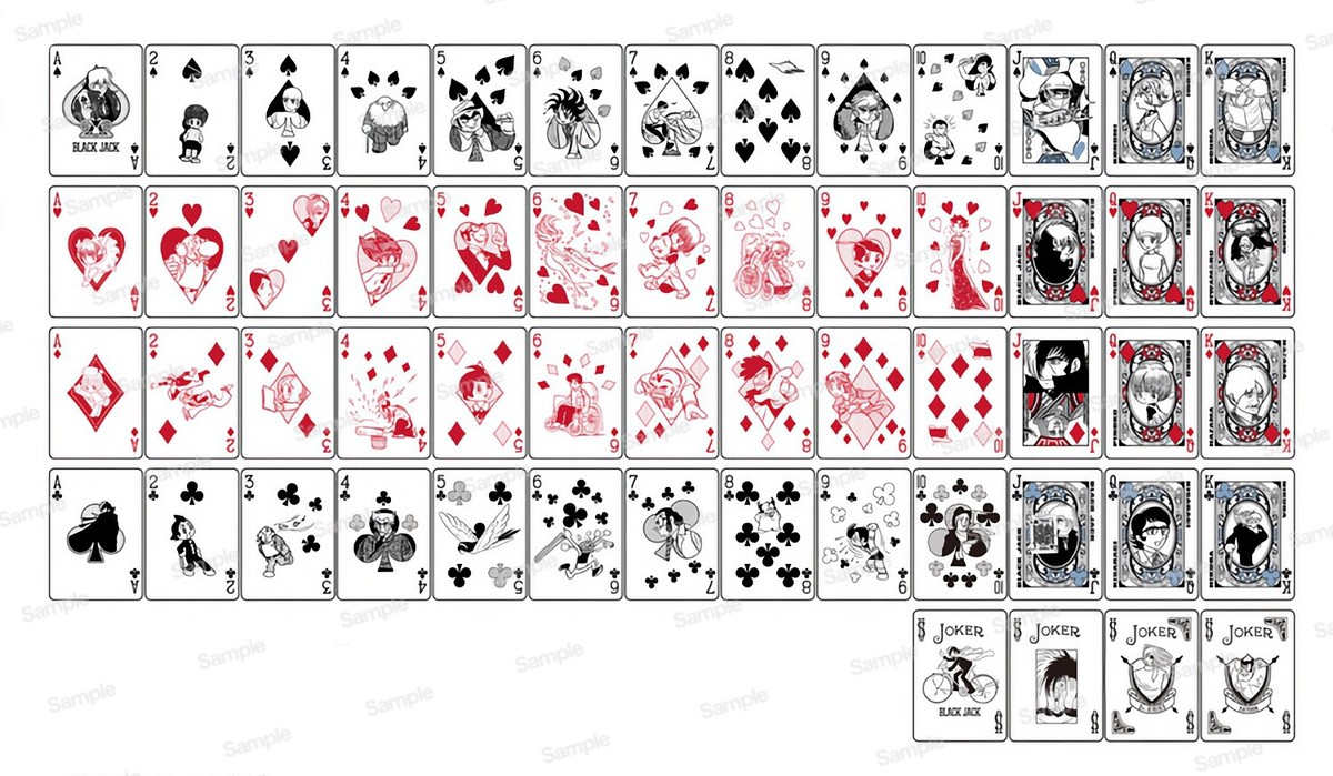 Bicycle Black Jack Playing Cards Deck Osamu Tezuka Anime | eBay