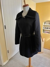PRADA 3/4 LENGTH DRIVER WOOL COAT, SIZE 38
