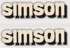 2 teiliges Wasserschiebebild Set Simson S51  Wasserabziehbild IFA DDR