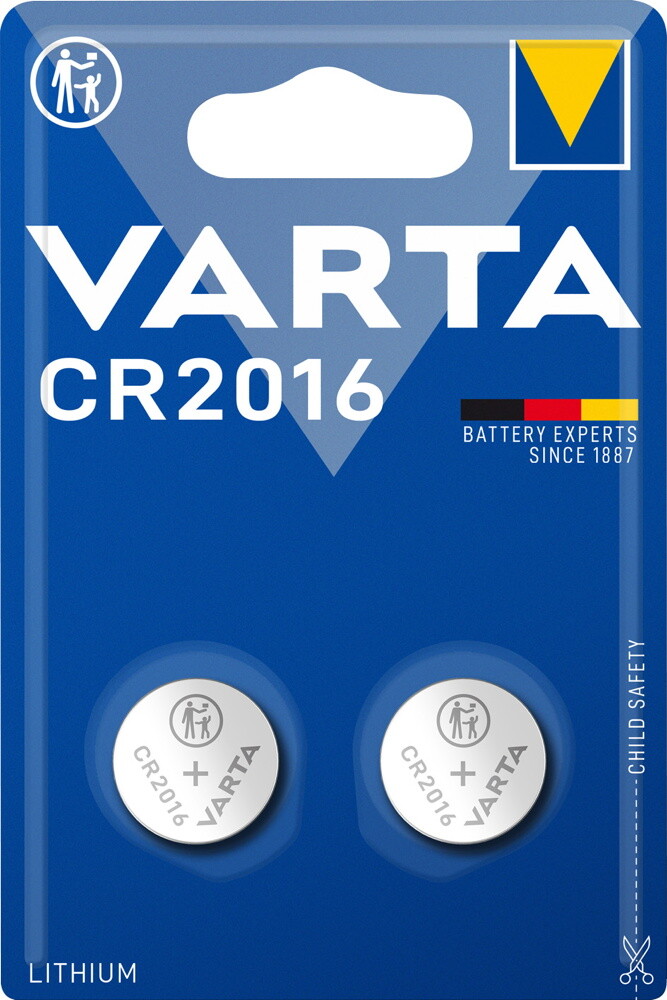 20 Varta 6016 Professional Cr 2016 Lithium Knopfzelle Batterien 2er