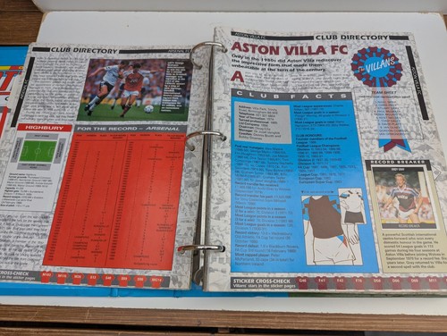 Orbis Football Collection Folder Binders Bundle Stickers Magazine Collection 90s - Picture 20 of 24