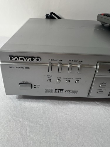 Daewoo DVD Player DVG-3000N Dolby Digital DTS 5.1 TESTED/WORKS - W/REMOTE! - Picture 2 of 12