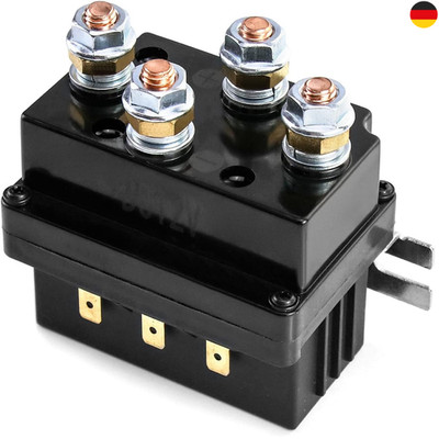 QWORK 12V 500A Solenoidrelay ATV Winch Kontaktor