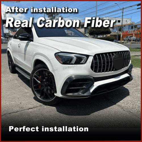 Carbon Front Flossen Splitter Canards für Benz C167 GLE450 GLE63 GLE53 AMG Coupe - Picture 3 of 9