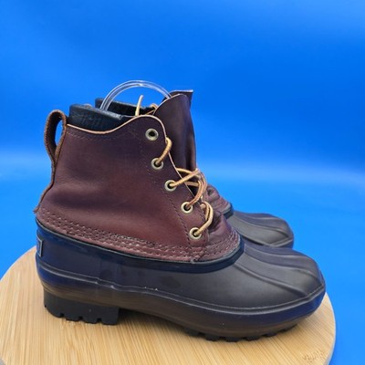 SCHNEE'S Bozeman MT Leather PAC Duck Hunter 6  Boots  Men's 6 EUC