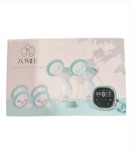 Zomee Z2 Double Electric Breast Pump Rechargeable Battery Blue 21mm 24mm