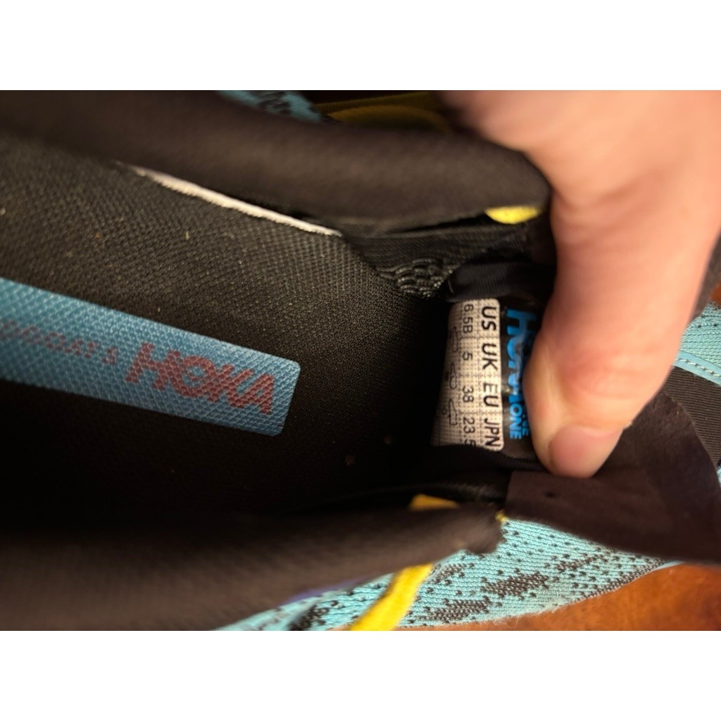 Hoka One One Speedgoat 5 Low Scuba Blue Black Womens Trail 6.5B Running Shoe thumbnail 8