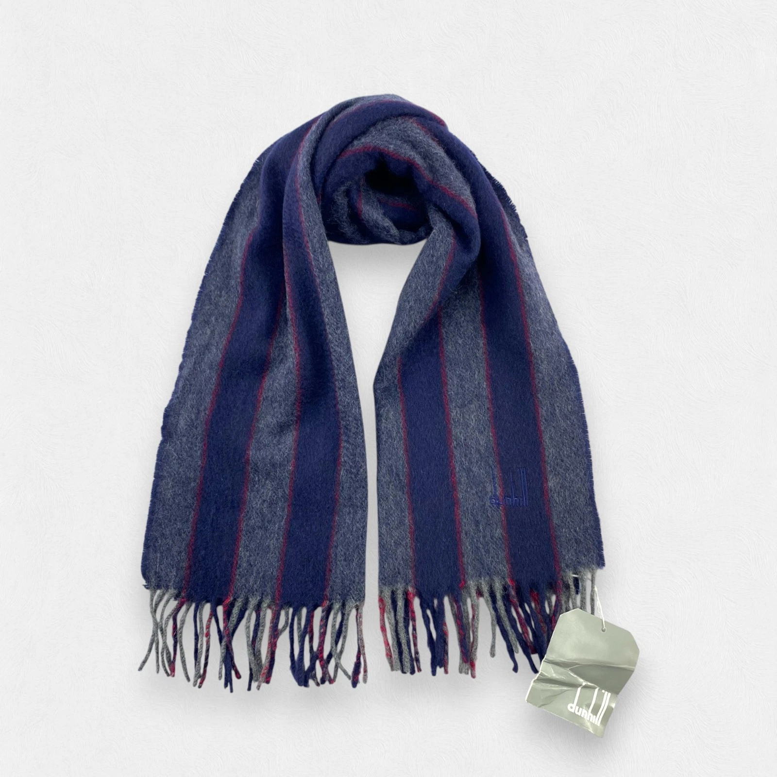 Dunhill Scarf Muffler Neck Wrap Scarf Wool Cashmere Unisex Scarves