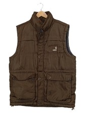 LERROS Herren Steppweste Gr. M/50 Braun Outdoor Weste Wattiert
