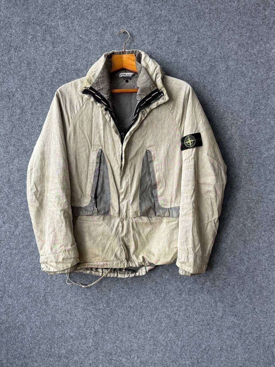 Vintage Archive Stone Island 2004 Garment Dyed Dutch Rope Jacket with own linin