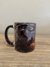 HALLOWEEN WITCH FULL MOON 10 OZ COFFEE MUG