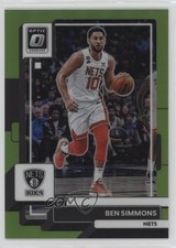2022-23 Panini Donruss Optic Lime Green Prizm 45/149 Ben Simmons #16 15bk