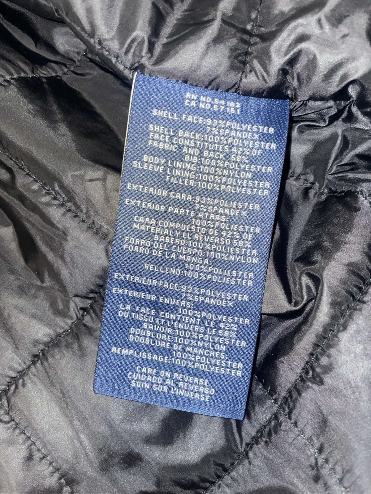 Dockers Mens Large Gray Softshell Jacket Quilted Puffer Lined Full Zip Coat Sz L - product detail image 21