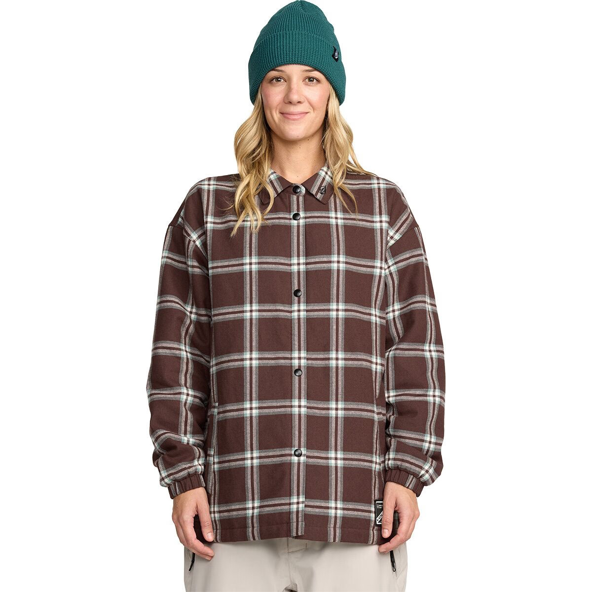 Volcom Insulated Riding Flannel Jacket - Womens 10990₽